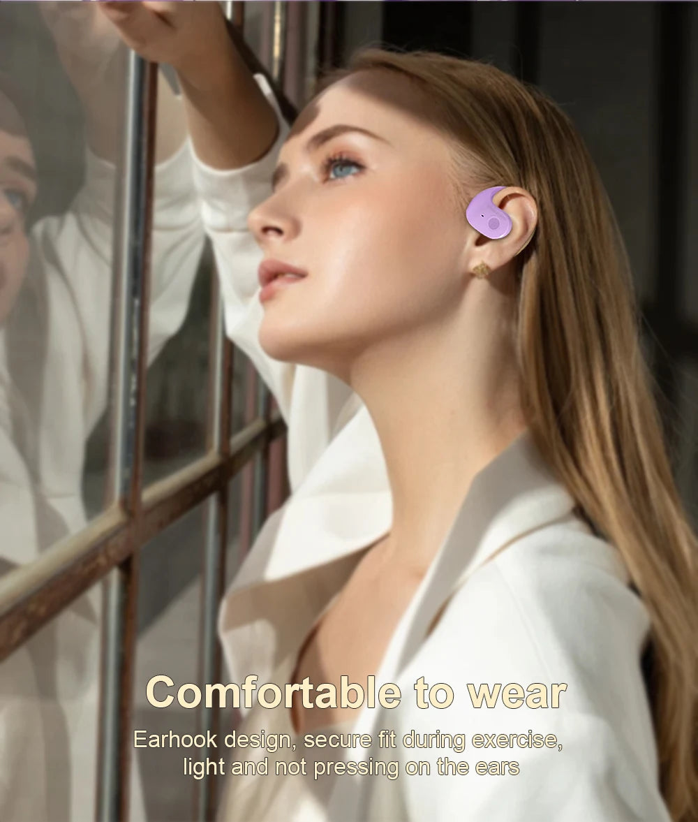 Hanyx Translator Earbuds (Purple) – Fluent by Design Breaking Language Barriers with Your Voice Across the World