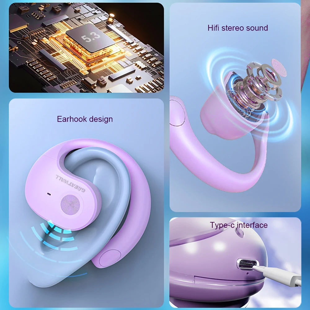 Hanyx Translator Earbuds (Purple) – Fluent by Design Breaking Language Barriers with Your Voice Across the World