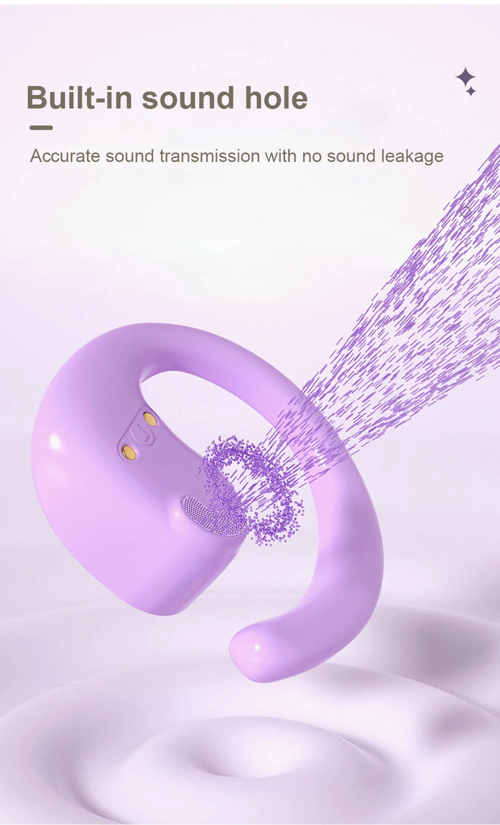 Hanyx Translator Earbuds (Purple) – Fluent by Design Breaking Language Barriers with Your Voice Across the World