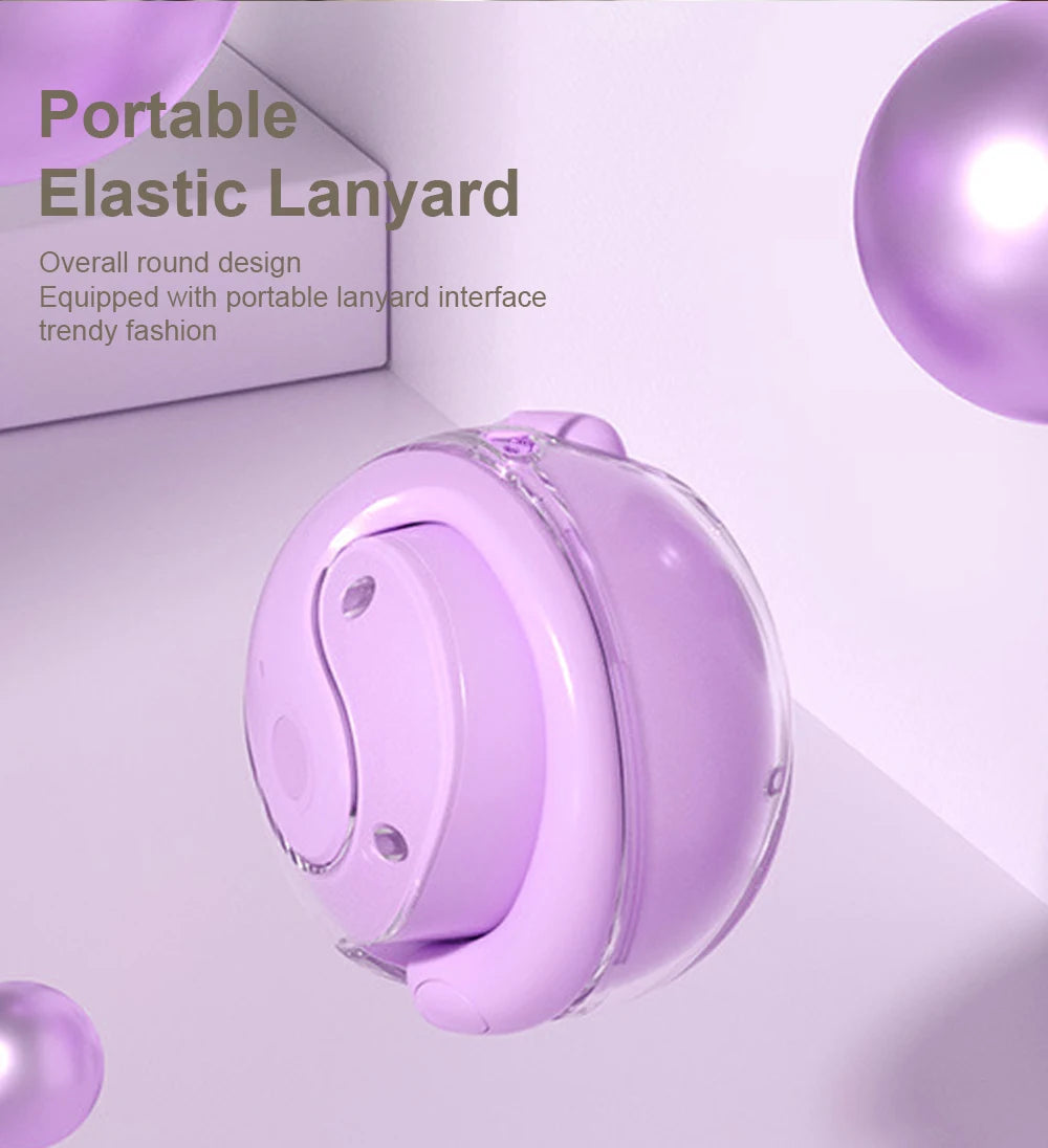 Hanyx Translator Earbuds (Purple) – Fluent by Design Breaking Language Barriers with Your Voice Across the World
